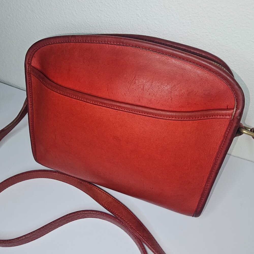 Vintage Coach Rare Red Crossbody Metropolis Bag